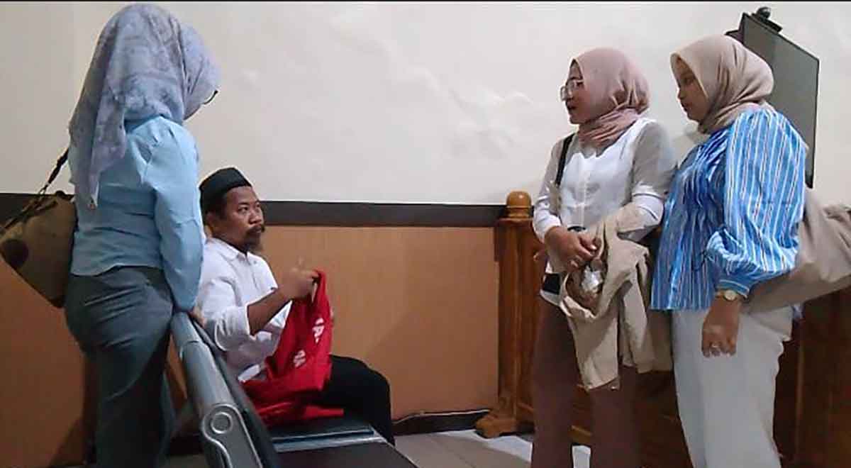 Suasana sidang di PN Sidoarjo. 