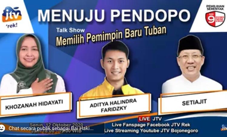 Talk Show Pilkada Tuban, Pengamat: Setiajit Bawa Optimisme dan Lebih Memahami Permasalahan