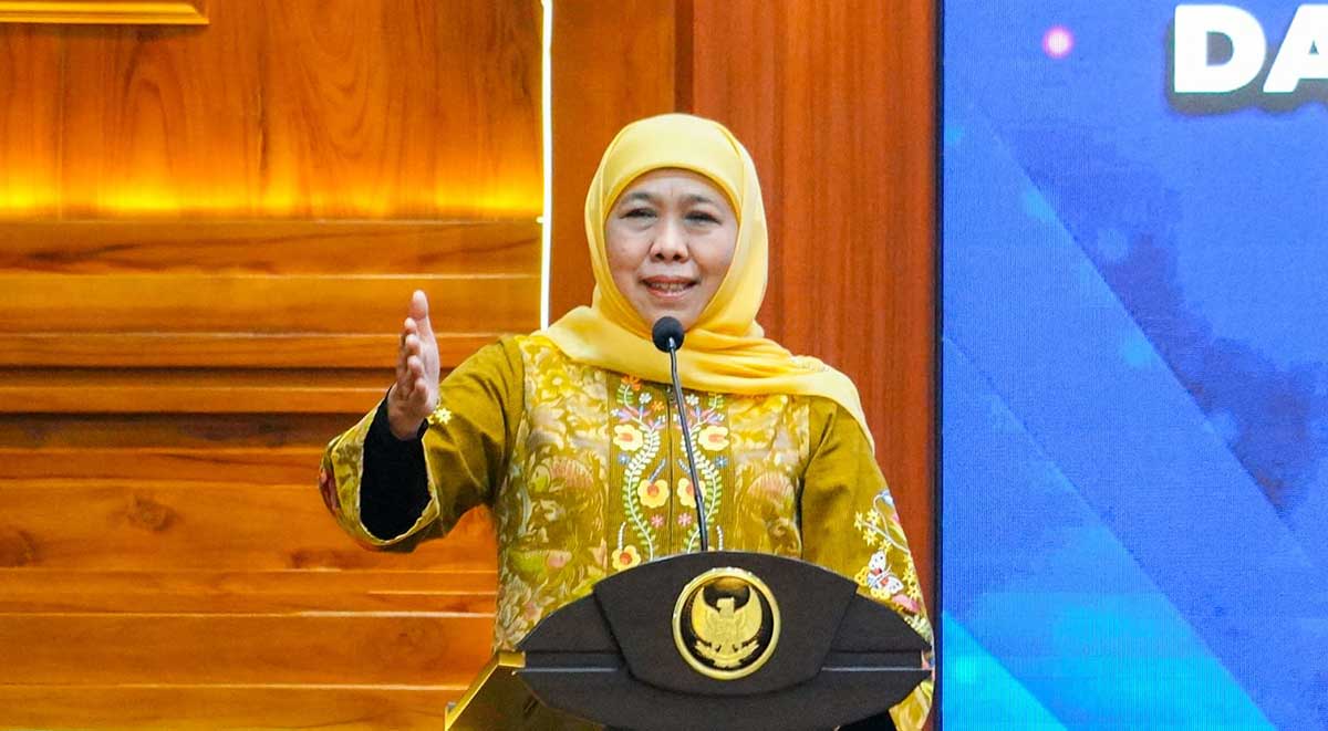 Gubernur Jawa Timur, Khofifah Indar Parawansa.