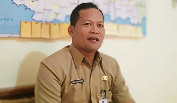 Kalak BPBD Pacitan, Didik Alih Wibowo. foto: YUNIARDI SUTONDO/ BANGSAONLINE