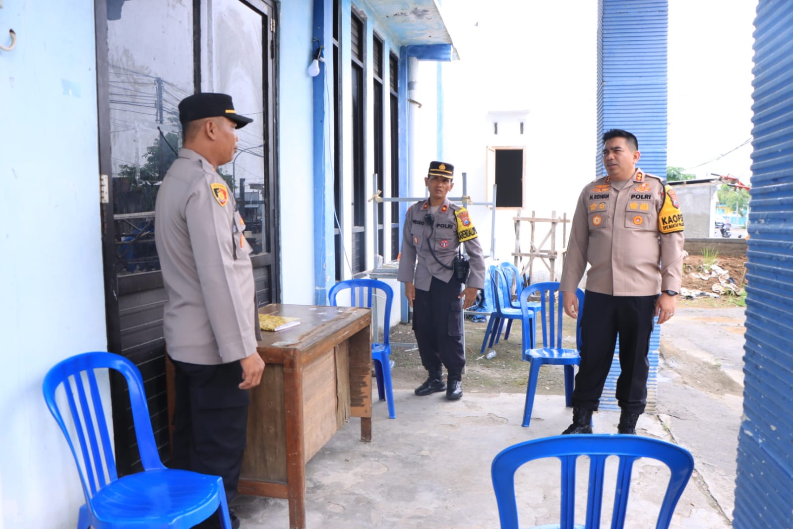 Cek Kesiapan Logistik Pilkada 2024, Kapolres Madiun Datangi Gedung PPK se-Kabupaten