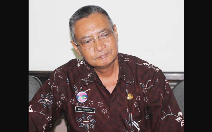 Edy Suwanto, Kepala Dinas Perindustrian dan Perdagangan Kabupaten Pasuruan.