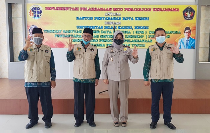 Perdana, Mahasiswa Uniska Magang Tiga Bulan di Kantor ATR/BPN Kota Kediri