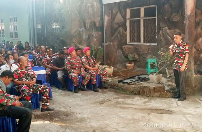 Suhadi saat memberikan sambutan.