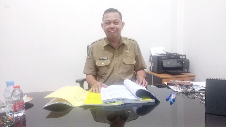 Sekretaris dinas pendidikan dan kebudayaan (Dikbud)  Nara Nupaksaning Utama yang juga menjalankan tugas sebagai Plt Dikbud