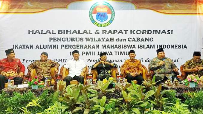 Suasana Rakor IKA PMII Jatim di Pendopo Agung Ronggosukowati Pamekasan Madura, Ahad (28/7/2019). foto: istimewa
