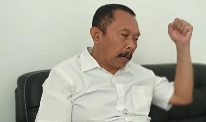 Ketua DPC PDIP Pacitan Eko Setyo Ranu. foto: BANGSAONLINE/ Yuniardi Sutondo