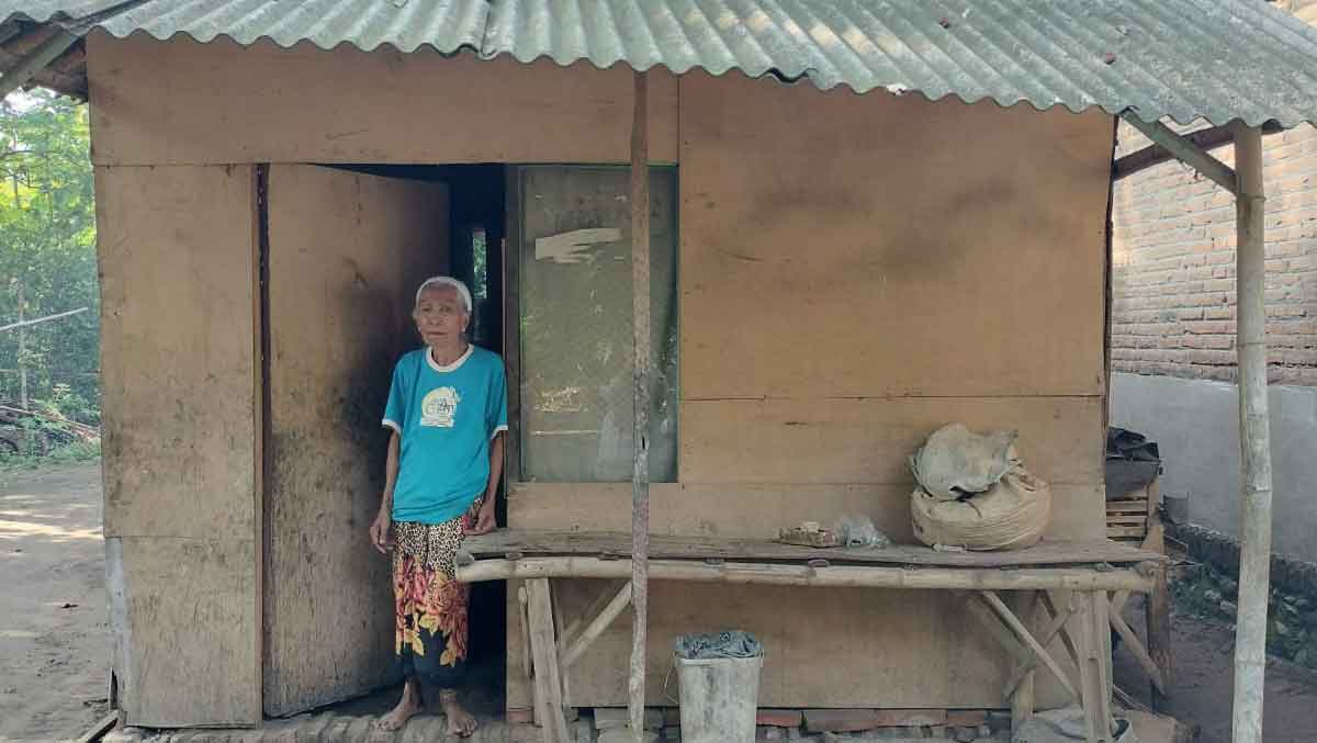 Salah satu rumah warga yang juga banyak di sekitar Pondok Pesantren Nurul Jadid, Kabupaten Probolinggo.