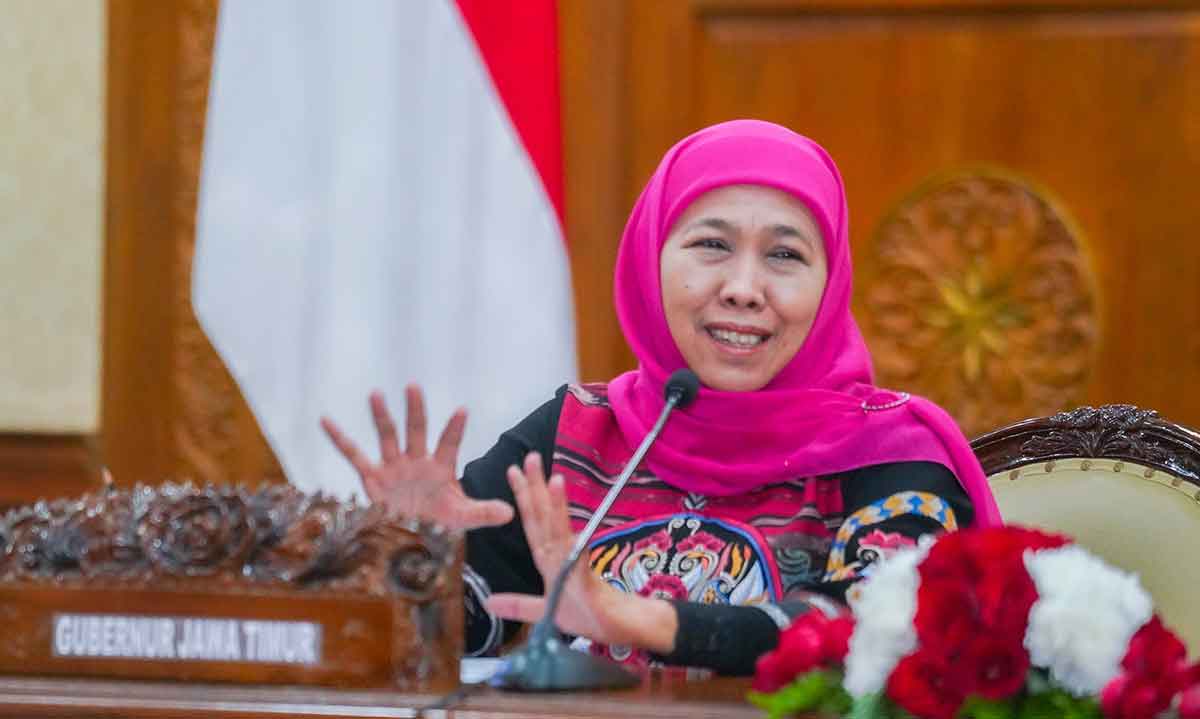 Gubernur Jawa Timur, Khofifah Indar Parawansa.