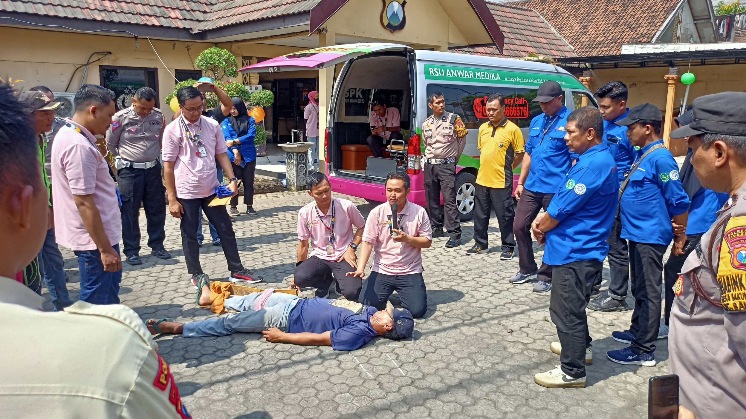 Gandeng RS Anwar Medika, Polsek Balongbendo PPGD dan TPTKP untuk Tangani Kegawatdaruratan