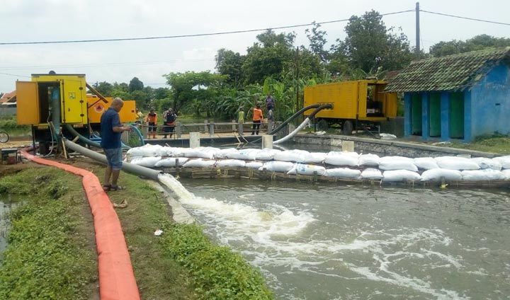 Minarak juga membuat kisdam atau bendungan sementara, agar air dari Desa Kedungpeluk tidak masuk ke wilayah Desa Kedungbanteng.
