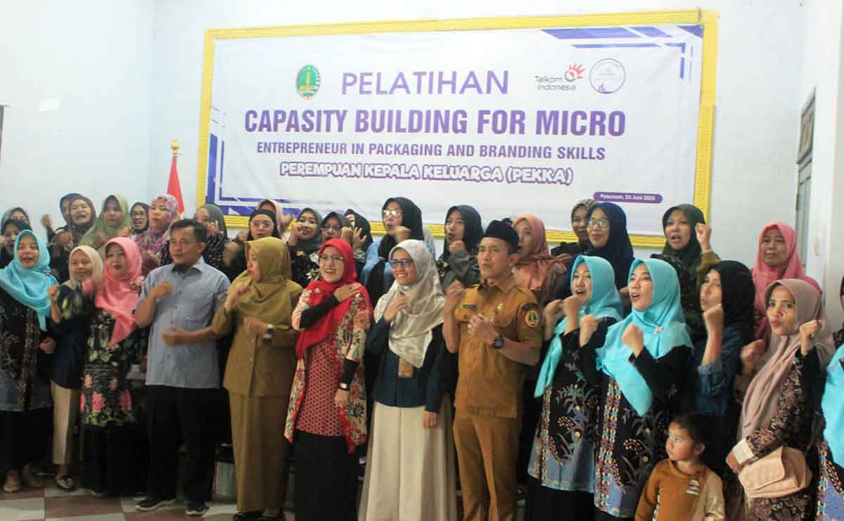 Ketua TP PKK Kota Pasuruan Buka Pelatihan Packaging and Building Skills