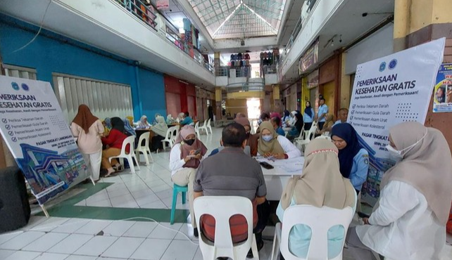 Program cek kesehatan gratis di Pasar Lamongan