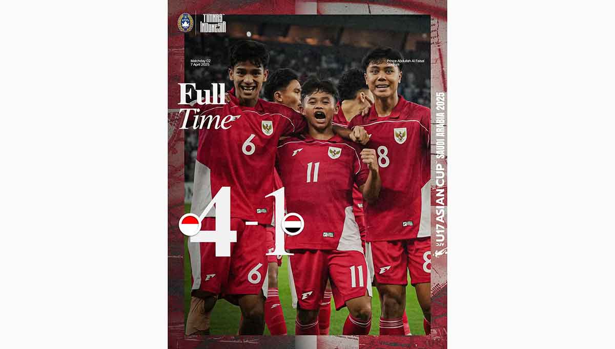Menang Beruntun, Timnas Indonesia U-17 Lolos ke Piala Dunia 2025
