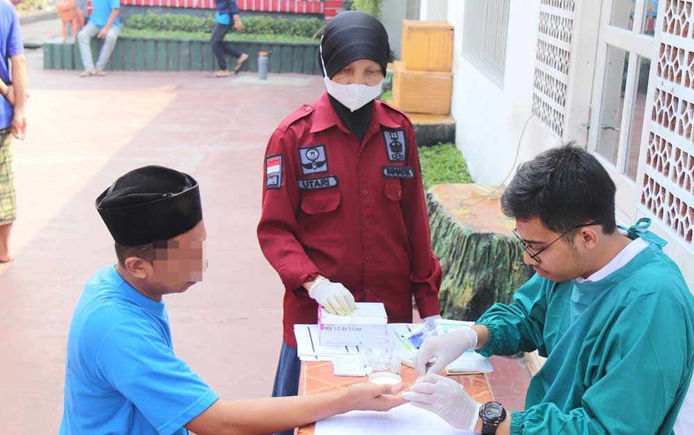 Cegah Penyakit Menular di Kalangan Narapidana, Lapas Kediri Adakan VCT