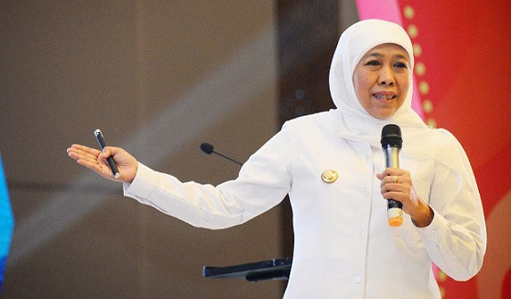 Gubernur Jawa Timur, Khofifah Indar Parawansa.
