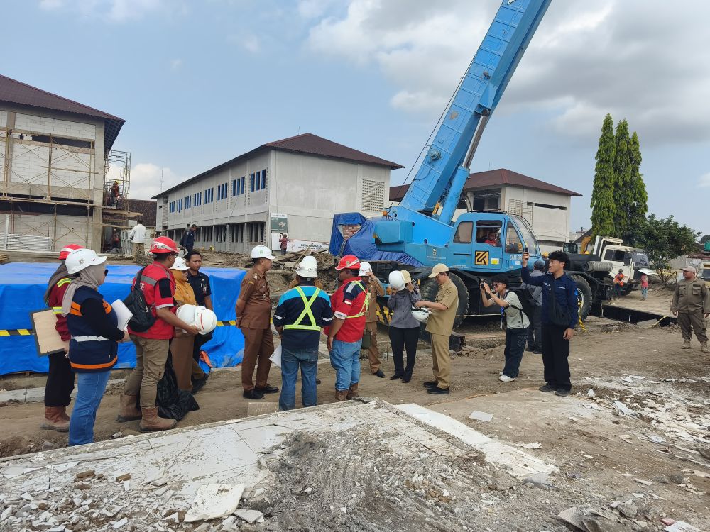 Progress pembangunan Sekolah Rakyat di Kota Blitar