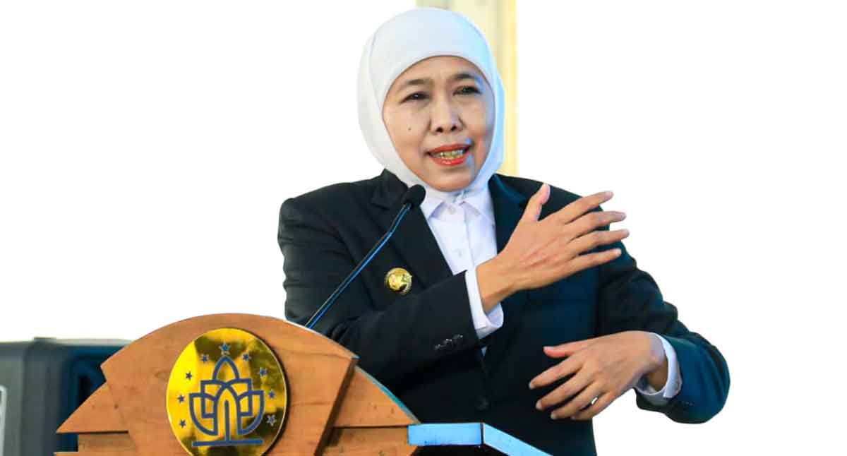 Gubernur Jawa Timur, Khofifah Indar Parawansa.