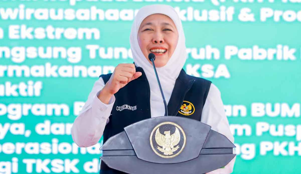 Gubernur Jawa Timur, Khofifah Indar Parawansa.