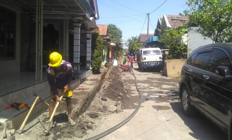 Program Pembangunan Kembali Digulirkan, Ribuan Warga Gempol Dapat Fasilitas Jaringan Air Bersih