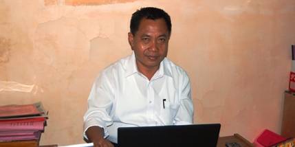 Kanit Tipikor Polres Trenggalek, Bambang Purwanto S.H. (Herman/BangsaOnline.com)