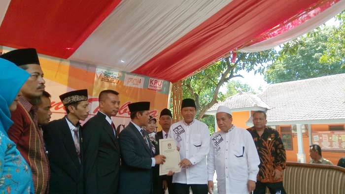 KPU Pasuruan Tetapkan Adjib Jadi Peserta Pilkada 2018