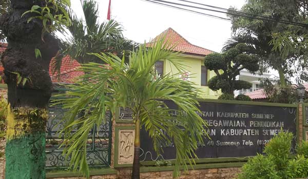 Kantor Badan Kepegawaian, Pendidikan dan Pelatihan (BKPP) Kabupaten Sumenep. foto: rahmatullah/ BANGSAONLINE