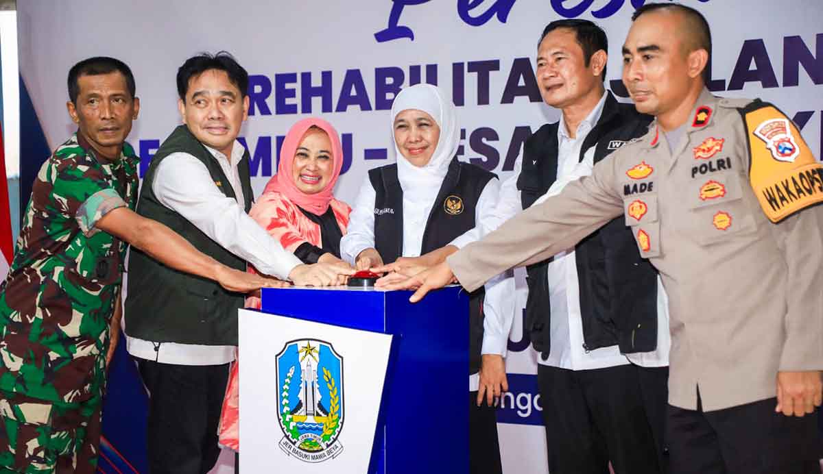 Peresmian Jalan Poros Miru-Jugo.