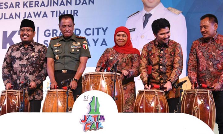 Diikuti 540 Stand, Gubernur Khofifah Buka Jatim Fair 2019, Berharap Transaksi Rp100 Miliar