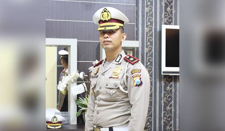  Kasatlantas Polresta Sidoarjo Kompol Fahrian Saleh Siregar.