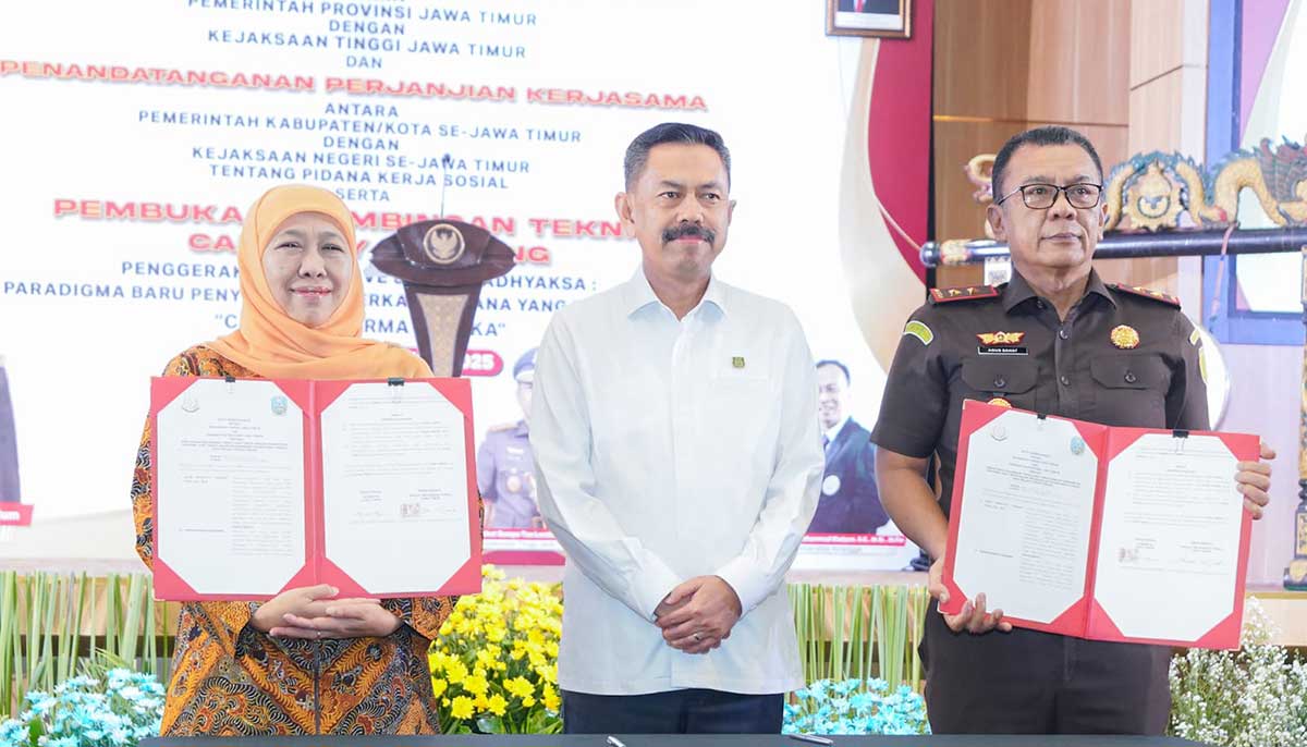 MoU antara Pemprov dan Kejati Jatim.