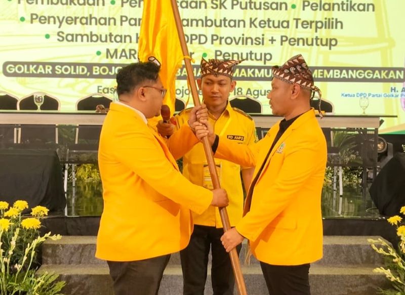 Aklamasi, Ahmad Supriyanto Jadi Ketua Golkar Bojonegoro: Bakal Rangkul Semua Kader