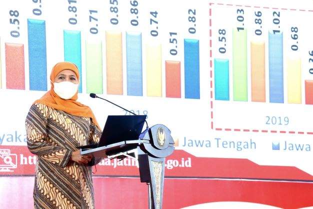 Gubernur Jawa Timur Khofifah Indar Parawansa. Foto: Humas Pemprov Jatim