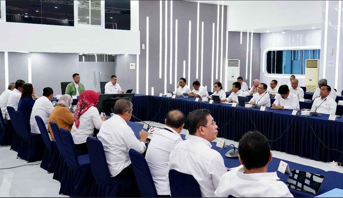 Rapim di Aula Prona Kementerian ATR/BPN, Jakarta.