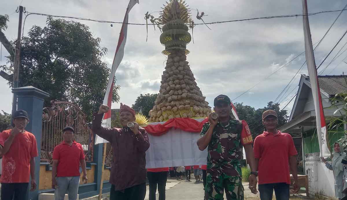 Pemdes Sidomulyo Gelar Tradisi Grebek Syawal 1.000 Ketupat