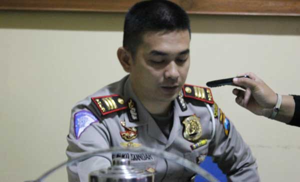 Kepala Satlantas Polres Blitar, AKP Eko Iskandar. foto: tri susanto/BANGSAONLINE