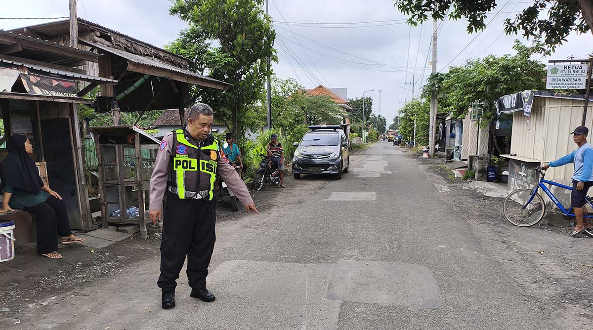 Motor Tabrak Pejalan Kaki di Balongbendo Sidoarjo, 2 Orang Dilarikan ke Rumah Sakit