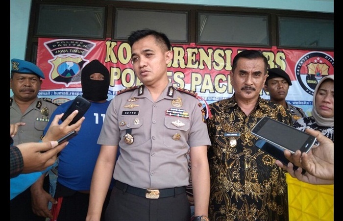 Kapolres Pacitan AKBP Setyo Kus Heriyatno bersama Wakil Bupati Pacitan Yudi Sumbogo.