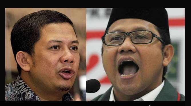 Fahri Hamzah dan Muhaimin Iskandar.