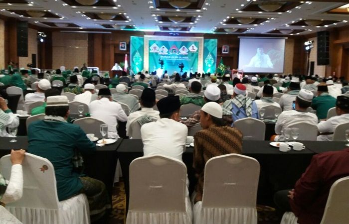 Suasana Munas Alim Ulama PPP di hotel Patrajasa Semarang, Jumat (13/4/2018). Foto: bangsaonline.com