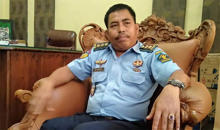 Kalapas Pamekasan, Hanafi saat ditemui di kantornya.