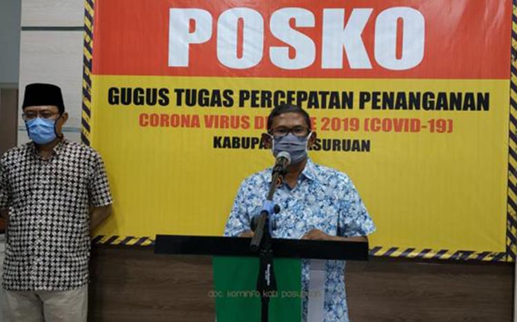 Wakil Sekretaris Gugus Tugas Percepatan Penanganan Covid-19 Kabupaten Pasuruan, Anang Saiful Wijaya.