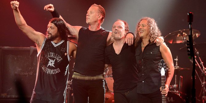 Grup Band Metallica. (AFP Photo)