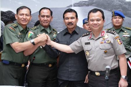 Bersatu demi NKRI. foto:puspen Mabes TNI