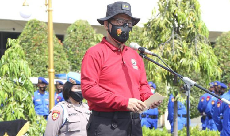Kadiv Humas Polri buka kegiatan pelatihan peliputan tanggap bencana bagi wartawan. (foto: ist)