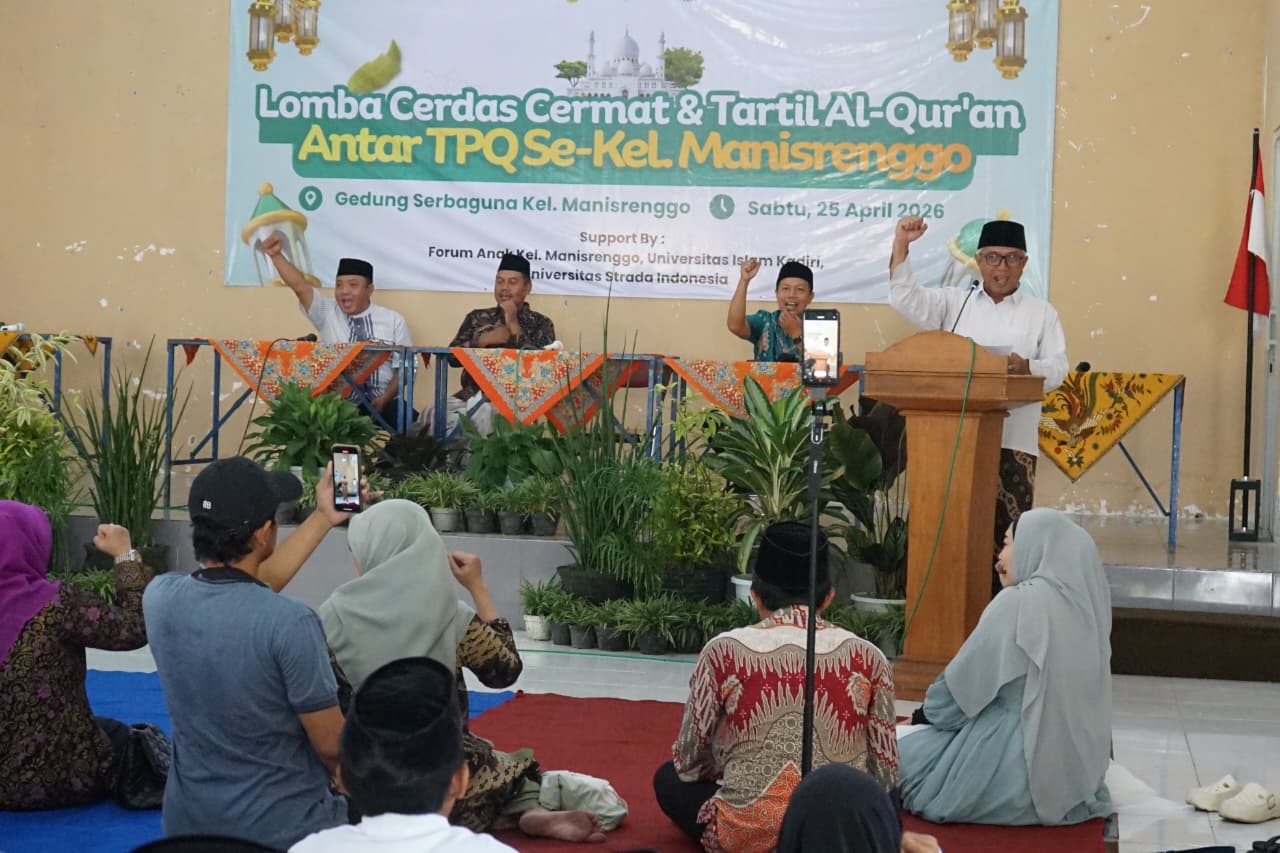 Wakil Wali Kota Kediri Qowimuddin saat memberi sambutan. (Ist). 