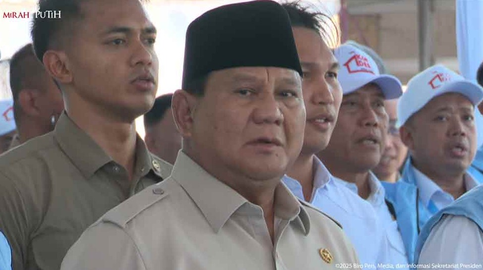 Presiden RI, Prabowo Subianto saat meresmikan 80.000 Koperasi Desa Merah Putih. (Ist)