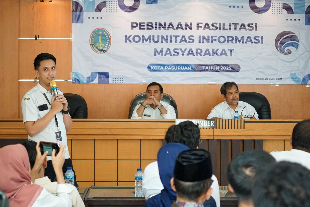Pembinaan KIM yang digelar Diskominfotik Kota Pasuruan