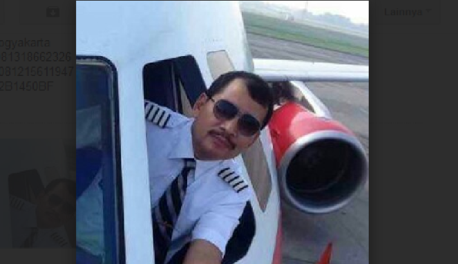 Pilot AirAsia yang hilang, kapten Iryanto. foto: viva.co.id