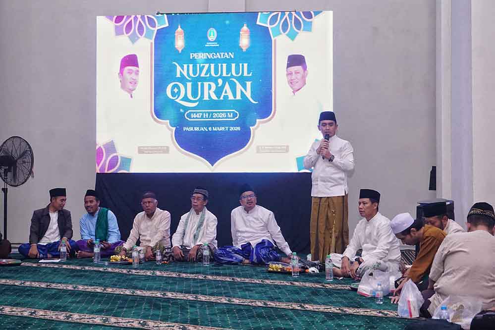 Wali Kota Pasuruan, Adi Wibowo saat memberikan sambutannya. (Ist)